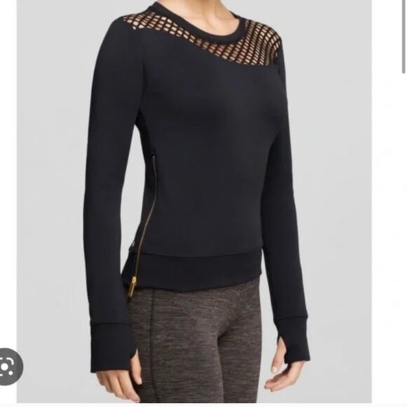 NWT Alala Side Zip Neoprene Sweatshirt in Cobalt - Picture 16 of 16